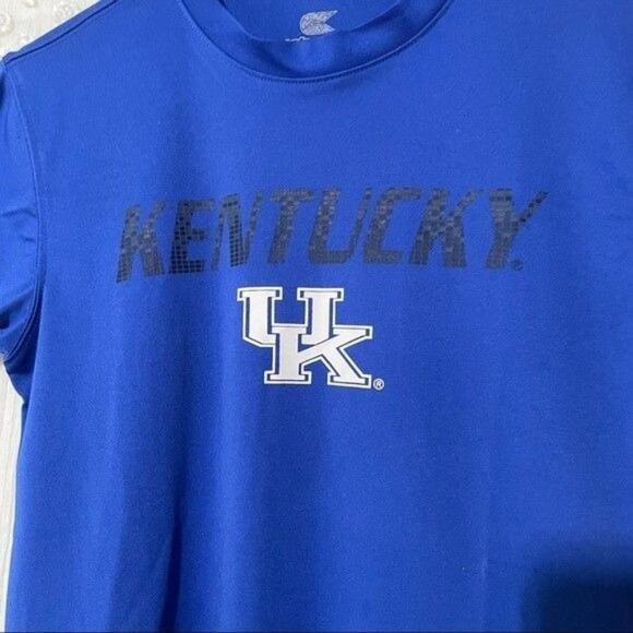 Colosseum Athletics Kentucky UK Blue Short Sleeve Shirt Youth 12-14 Medium - Picture 4 of 5